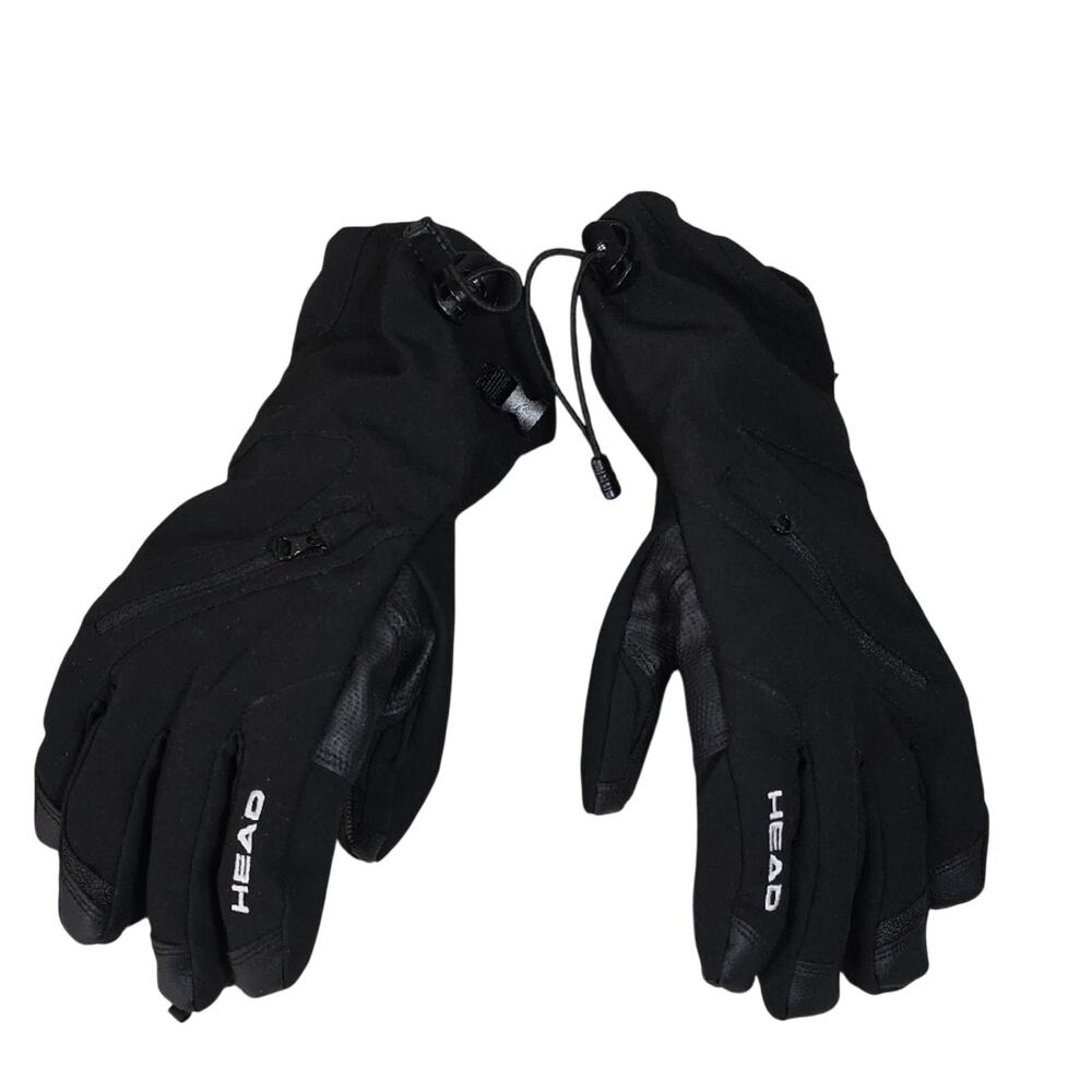 Head Black Waterproof Hybrid Snow Winter Gloves Adult Size Small